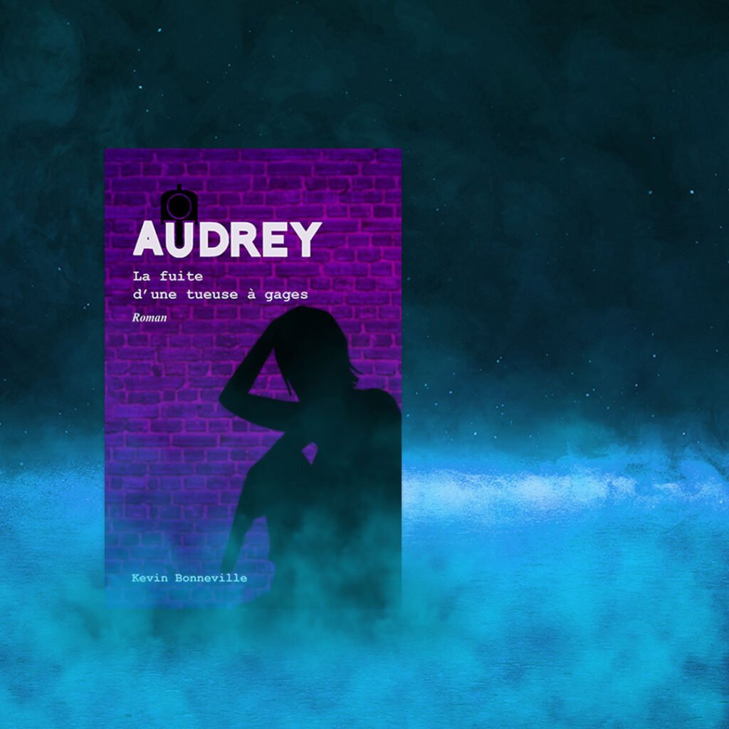 Livre Audrey tome 3 dans un nuage de fumée bleu